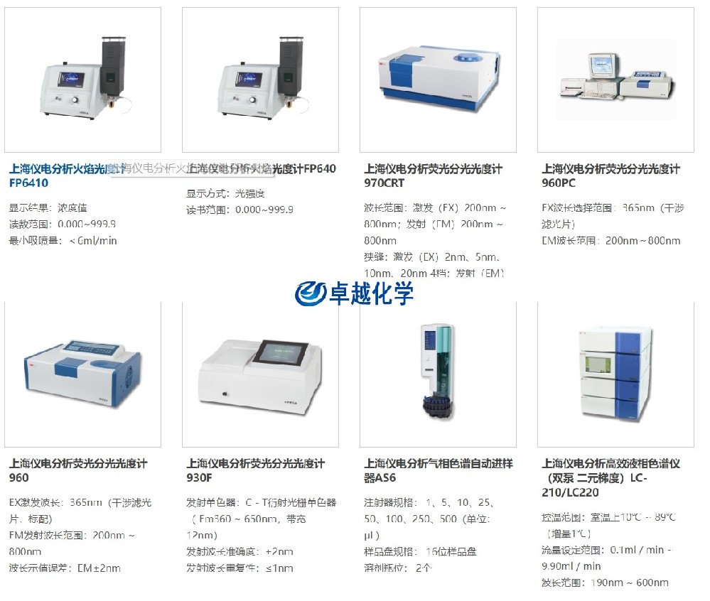 上海上分|上海儀電分析儀器有限公司 最新報(bào)價(jià)單20250205